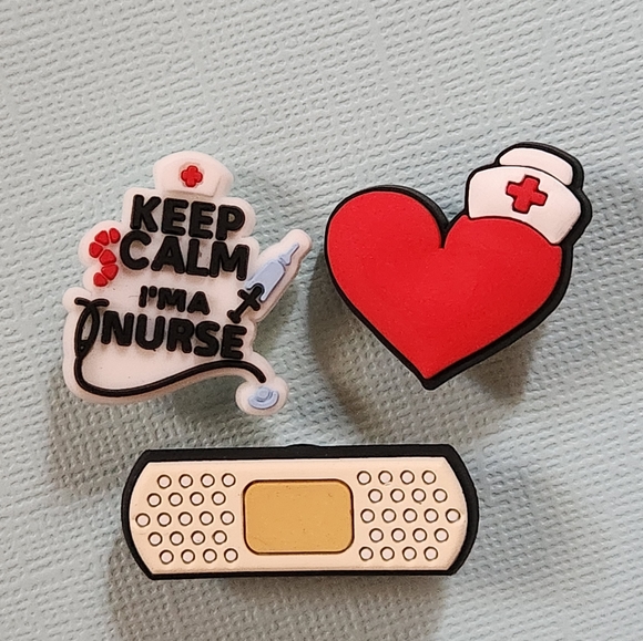 CROCS Shoes 3 Pc Nurse Jibbitz Poshmark